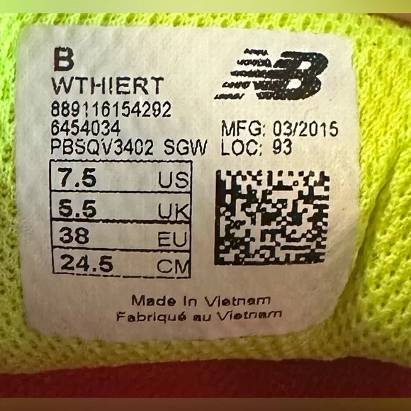 NEW BALANCE Fresh Foam Hierro Trail WTHIERT Teal Green Shoes Women's Size 7.5 - Picture 16 of 16